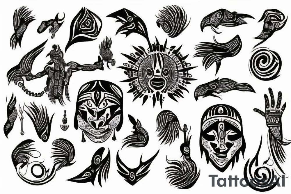 Alone tattoo idea