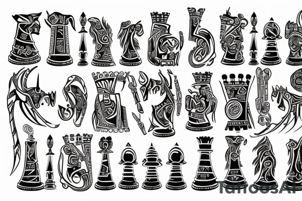 Chess tattoo idea