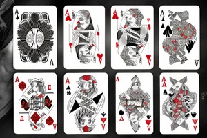 A pair of aces cards tattoo idea