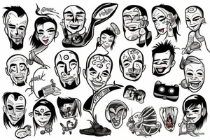 Brother and sister tattoo idea