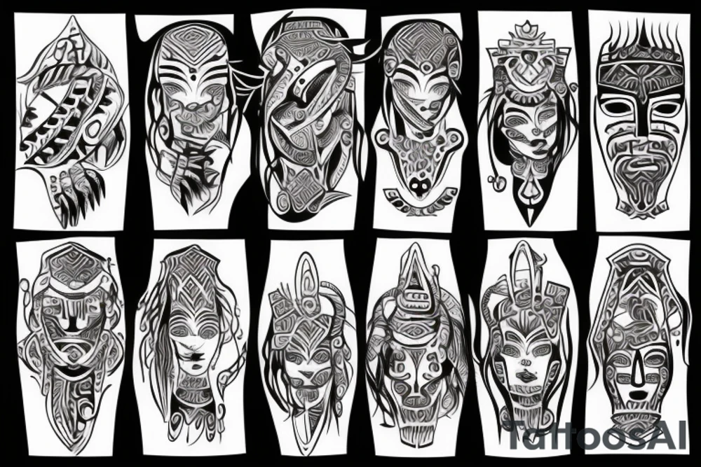 Brother and sister tattoo idea