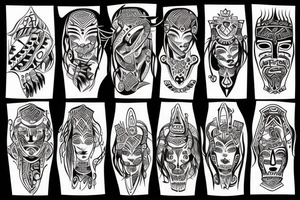 Brother and sister tattoo idea
