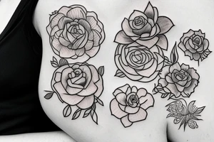 Mother and daughter tattoo idea