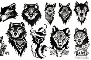 big bad wolf tattoo idea