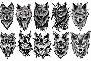 big bad wolf tattoo idea