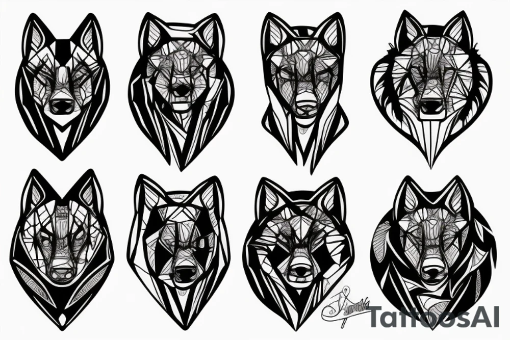 big bad wolf tattoo idea