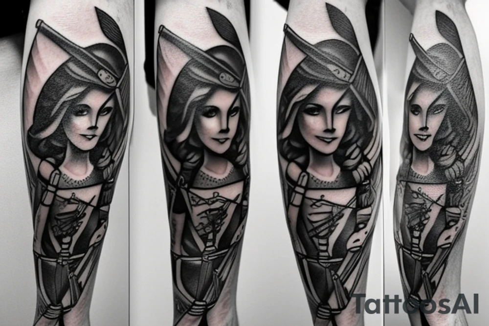 Greek Archer tattoo idea