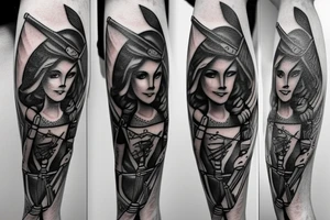 Greek Archer tattoo idea