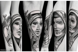 Greek Archer tattoo idea