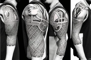 A greek archer shooting tattoo idea