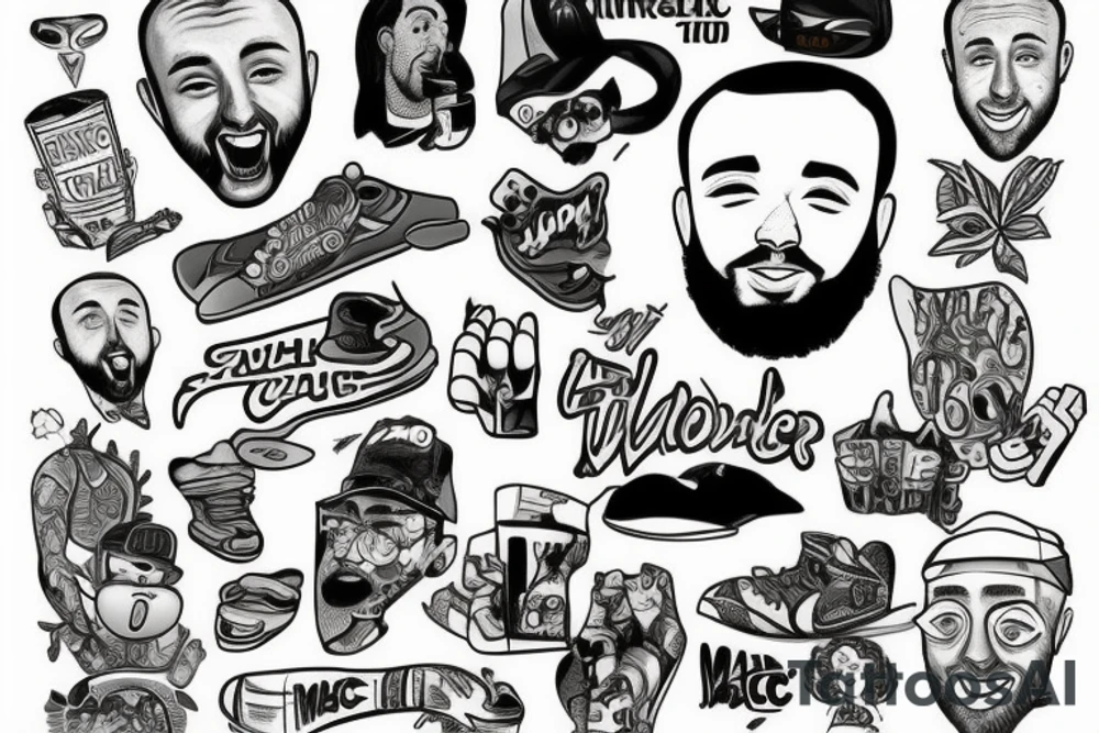 Mac miller tattoo idea