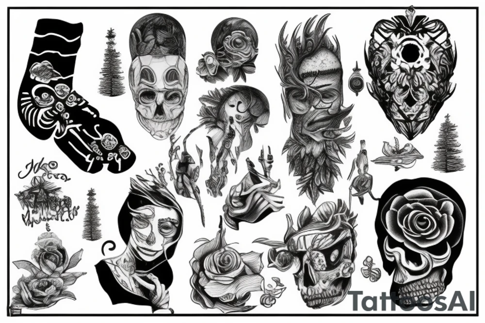 spruce tattoo idea