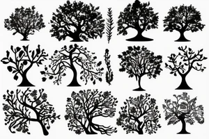 First tree tattoo idea