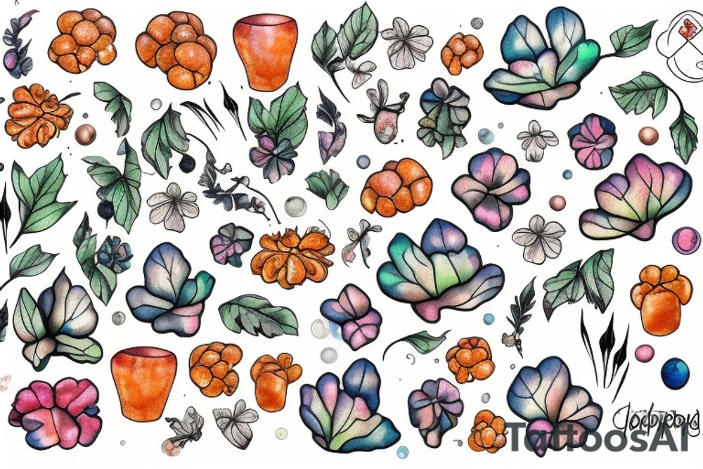 cloudberry tattoo idea