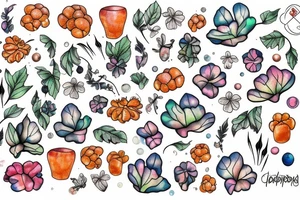 cloudberry tattoo idea