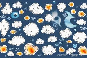 Cloudberry with sea tattoo idea