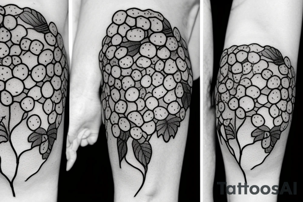 Cloudberry, cowberry  forest tattoo idea