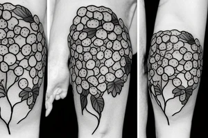 Cloudberry, cowberry  forest tattoo idea