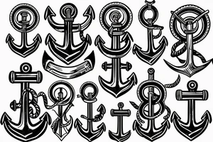 Anchor tattoo idea