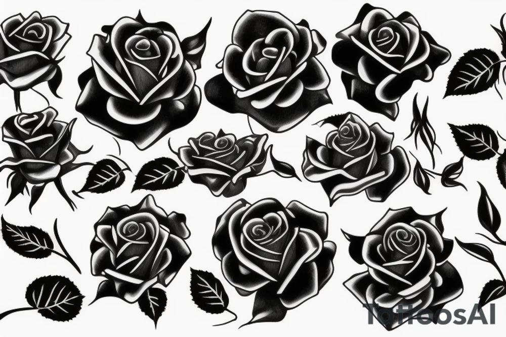 Rose with day of birth 1990 tattoo idea