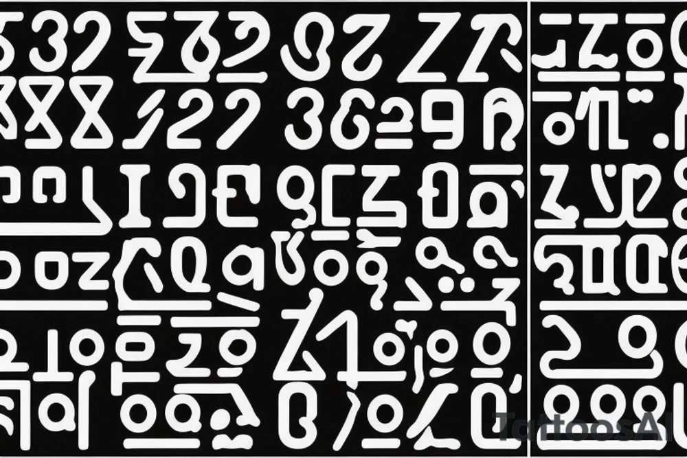 Spell out "Shanny" in binary, or some other computer/tech-looking art. tattoo idea