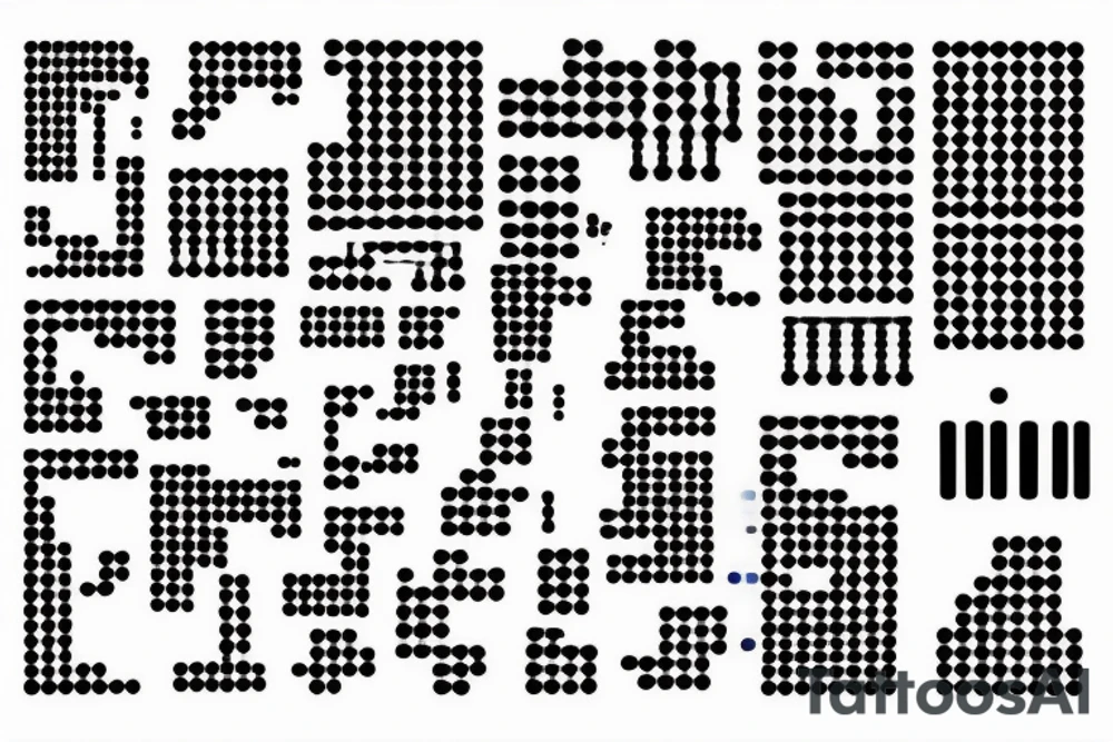 Spell out "Shanny" in binary, or some other computer/tech-looking art. tattoo idea