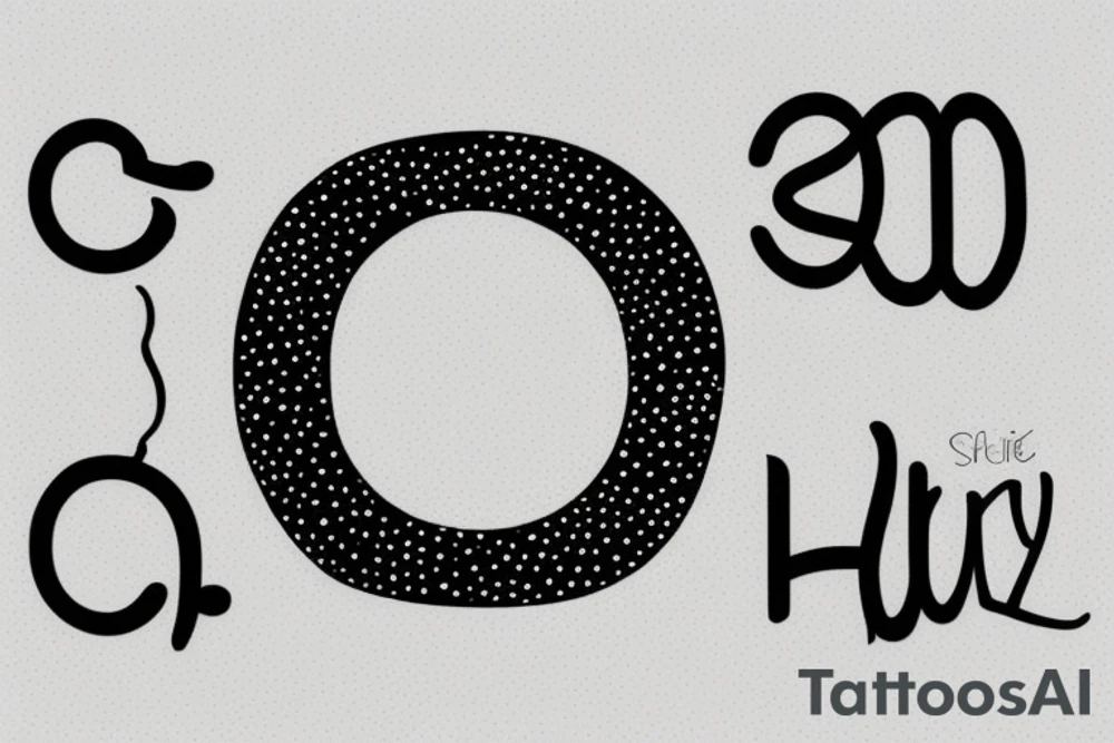 Spell out "Shanny" in binary tattoo idea