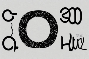 Spell out "Shanny" in binary tattoo idea