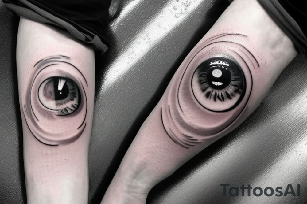 fibonacci sequence and an eyeball tattoo idea