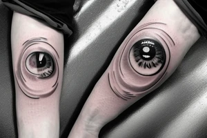 fibonacci sequence and an eyeball tattoo idea