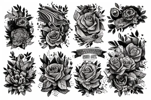 Book in nature tattoo idea