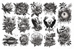 Book in nature tattoo idea