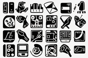 Circuits and chip arm tattoo idea