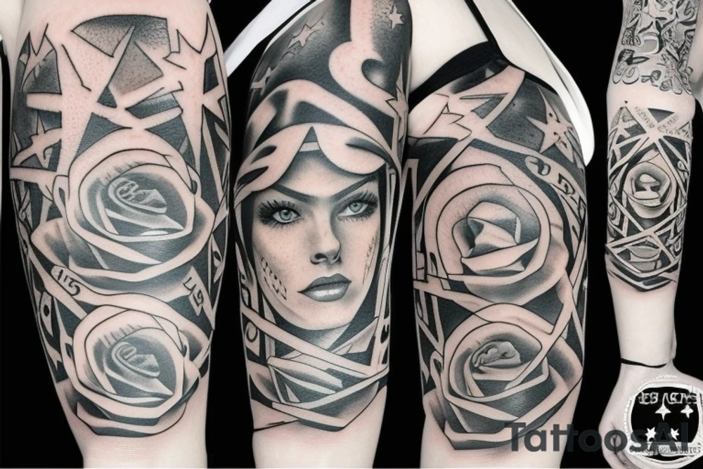 stars tattoo idea