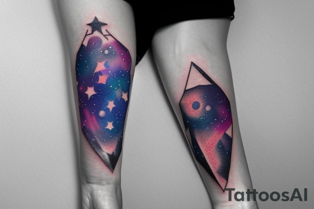 gemini constellation on wrist tattoo idea