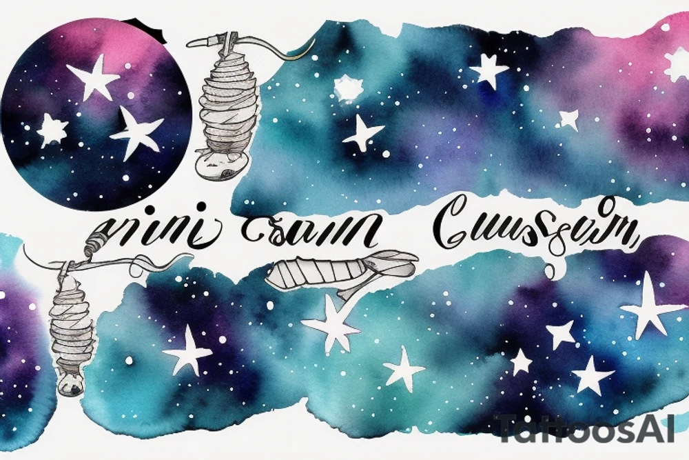 gemini constellation tattoo idea