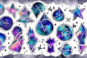 gemini constellation tattoo idea
