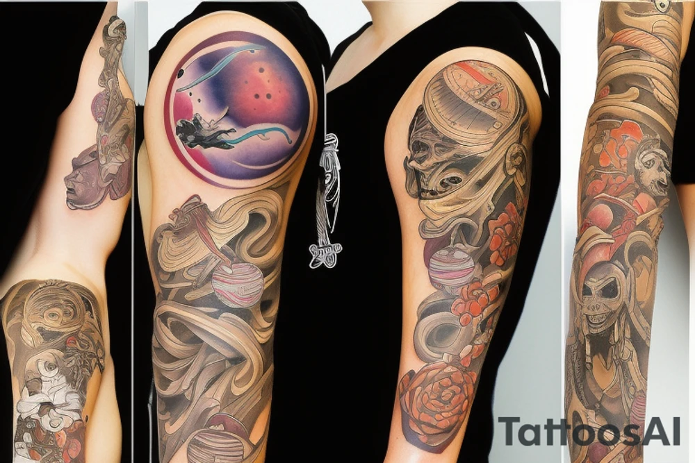 planet tattoo idea