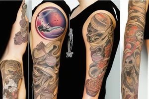 planet tattoo idea