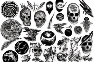 planet tattoo idea