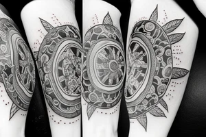 planet tattoo idea