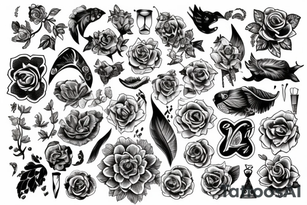 звезды tattoo idea