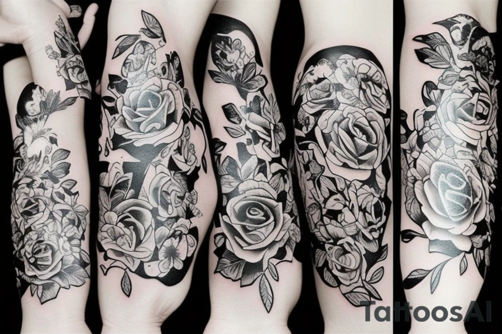 звезды tattoo idea
