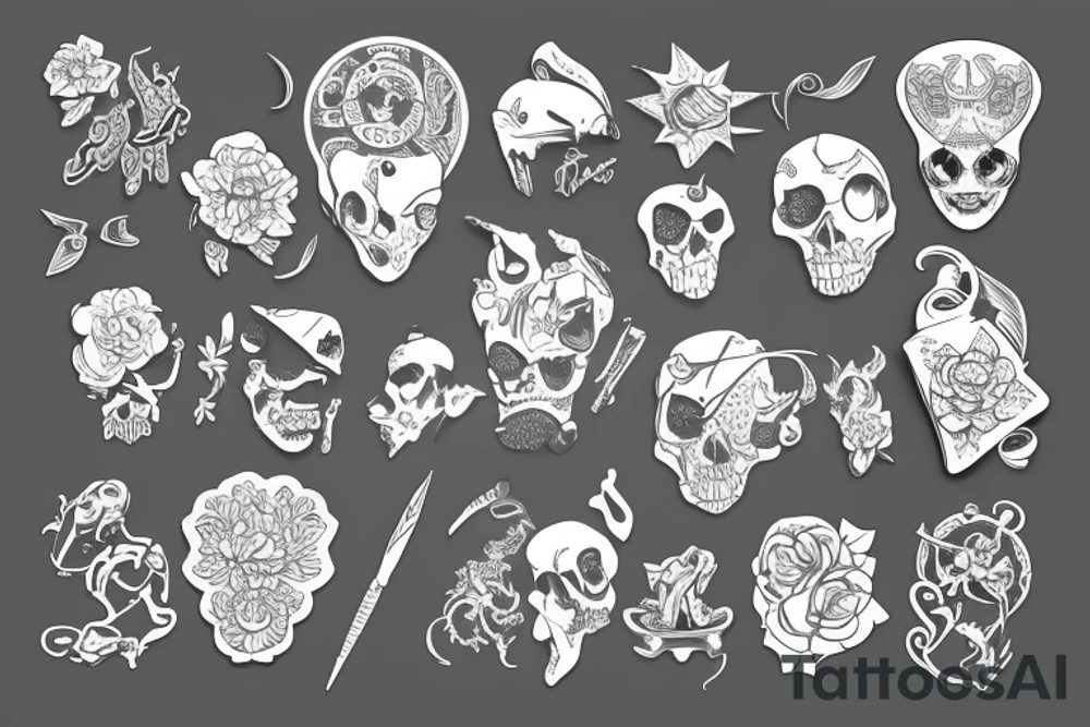 звезды tattoo idea