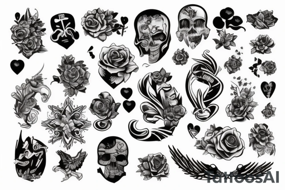 звезды tattoo idea