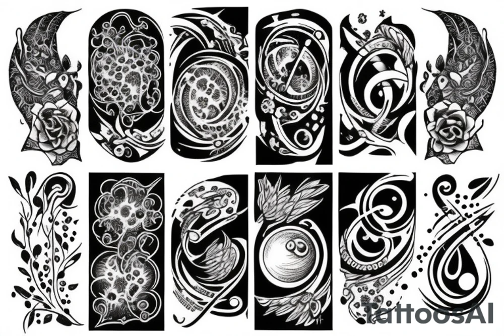 night sky tattoo idea