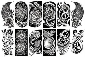 night sky tattoo idea