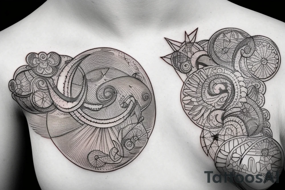 night sky tattoo idea