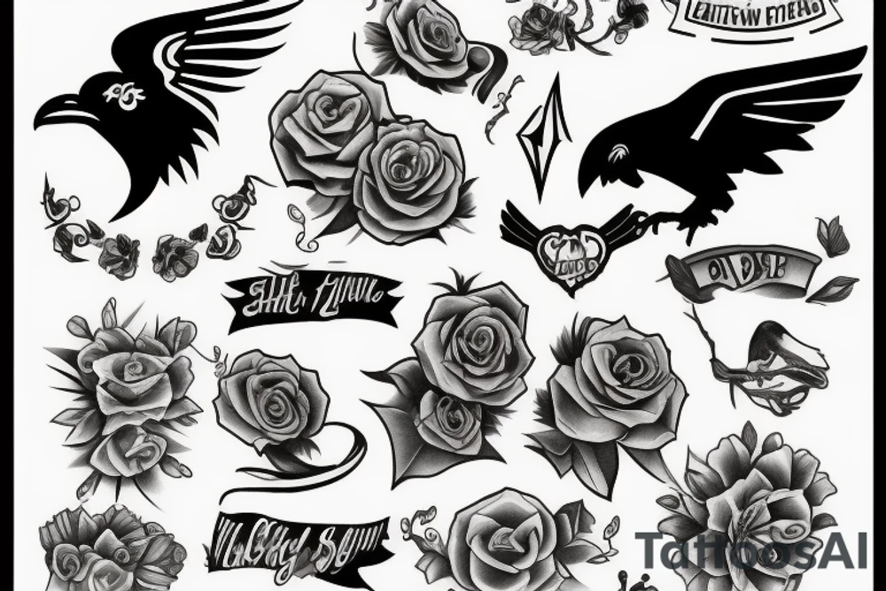 Ravens tattoo idea