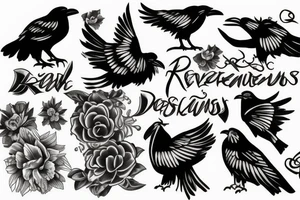 Ravens tattoo idea